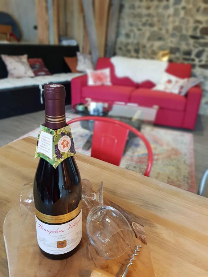 Ancien Cuvage Du Beaujolais - Studio Tout Confort Villa Saint-Didier-sur-Beaujeu Esterno foto